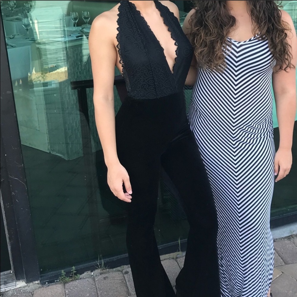 Black Open Front And Back Jump - image 1